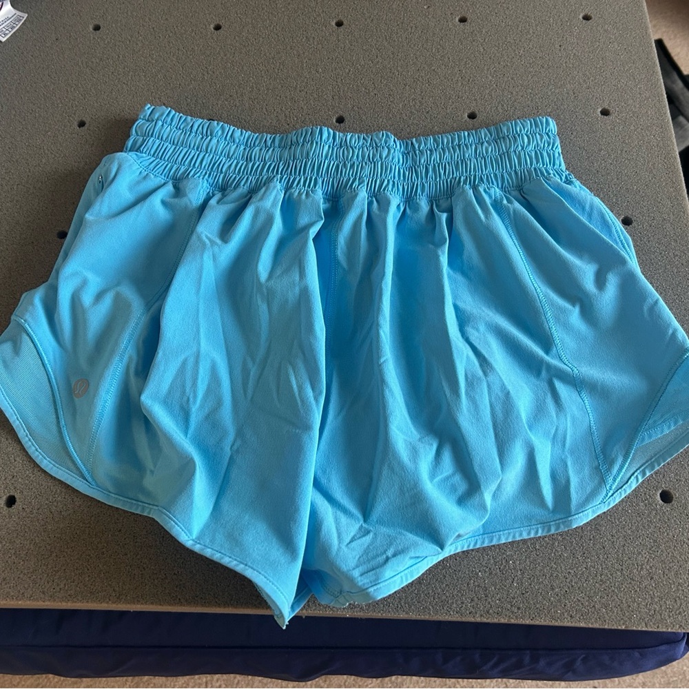 Women's Blue Lululemon Hotty Hot Shorts
